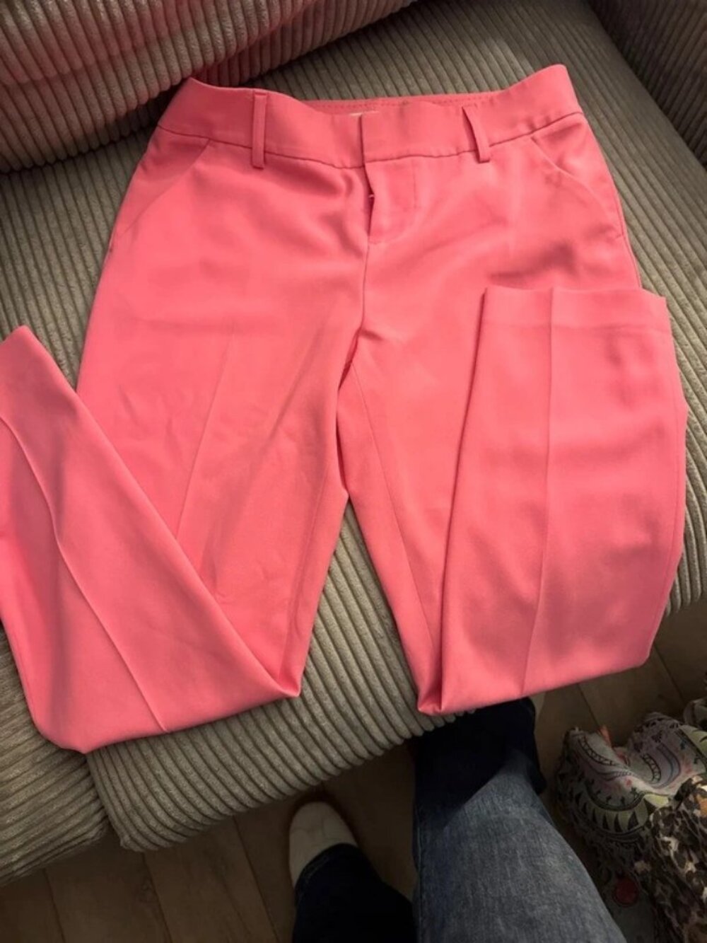 Alice + Olivia Wide-Leg Pink Dress Pants Women's Size 4